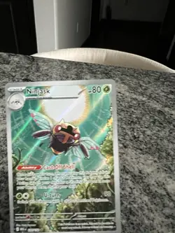 Pokemon TCG Ninjask Illustration Rare Card #137/132 Near Mint - Image 3