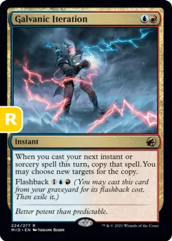 MTG Galvanic Iteration Midnight Hunt Rare Instant NM - Image 1
