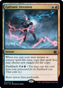 MTG Galvanic Iteration Midnight Hunt Rare Instant NM - Image 2