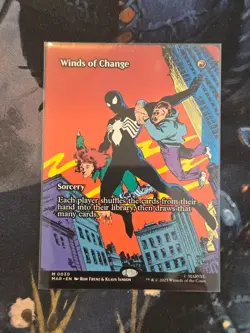 MTG Winds of Change 0030 Marvel's Spider-Man Regular Mythic Showcase Full Art - Image 1