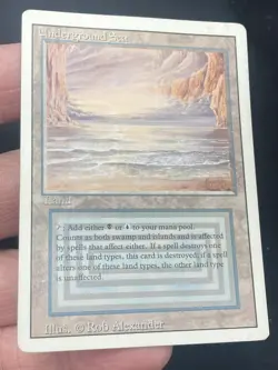***Underground Sea (Shuffle Bend)*** MTG Revised Magic Kid Icarus - Image 3