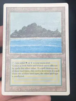 ***Tropical Island (RIng Ding)*** MTG Revised Magic Kid Icarus - Image 3