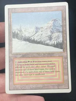 ***Taiga (Indent & Light Bend)*** MTG Revised Magic Kid Icarus - Image 3