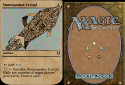 MTG FOIL Stonespeaker Crystal (Showcase) - Commander Legends: Battle for Baldur' - Image 1