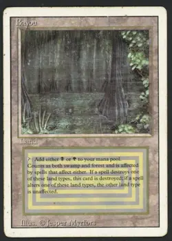 ***Bayou (Indent)*** MTG Revised Magic Kid Icarus - Image 1