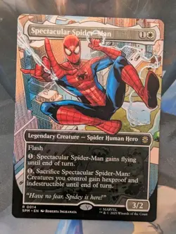 MTG *BORDERLESS*Marvel's Spider-Man Rare SPECTACULAR SPIDER-MAN NM - Image 1