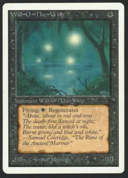 ***Unlimited Will-O-The-Wisp (Indents)*** MTG Unlimited Magic Kid Icarus - Image 1
