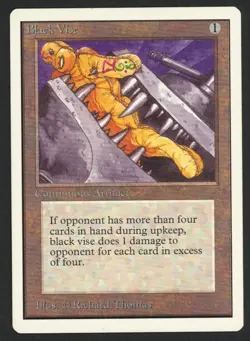 ***Unlimited Black Vise*** MTG Unlimited Magic Kid Icarus - Image 1