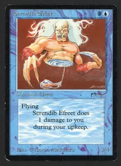 ***Serendib Efreet (Light Indent)*** MTG Arabian Nights Magic Kid Icarus - Image 1