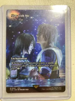 MtG: Stay with Me - Rhystic Study Final Fantasy (Showcase) - Regular [FCA 0031] - Image 1