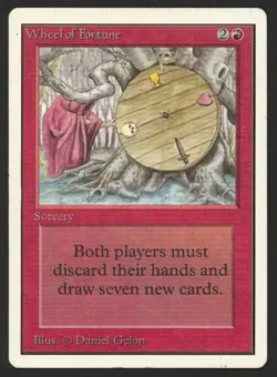 ***Unlimited Wheel of Fortune (Heavy Ring Ding)** MTG Unlimited Magic Kid Icarus - Image 1