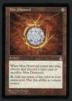 ***Mox Diamond*** MTG Stronghold Magic Kid Icarus - Image 1