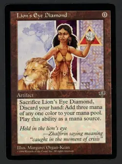 ***Lion's Eye Diamond*** MTG Mirage Magic Kid Icarus - Image 1