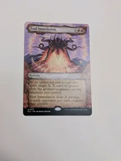 MTG - Soul Immolation (Showcase) - Lorwyn Eclipsed NM/M Condition - Image 1