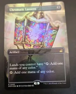 Chromatic Lantern (Anime Borderless) Ravnica Remastered MTG Foil Near Mint - Image 1