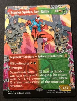 Scarlet Spider, Ben Reilly - Borderless - SPM - MTG - EN - NM - 0214 - Image 1