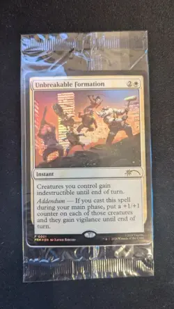 Unbreakable Formation Magic The Gathering (MTG) NYCC 2025 TNMT Promo - Sealed - Image 1