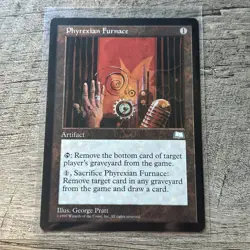 MTG Magic: Weatherlight: Phyrexian Furnace #155 Uncommon - LP - Image 1