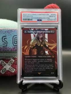 Sephiroth, Fabled SOLDIER (Borderless Foil) - #382 - Final Fantasy - PSA 10 - Image 1