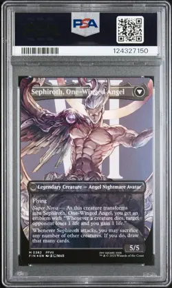 Sephiroth, Fabled SOLDIER (Borderless Foil) - #382 - Final Fantasy - PSA 10 - Image 4