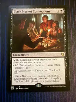 MTG Black Market Connections Commander Legends: Battle for Baldur's Gate NM - Image 1