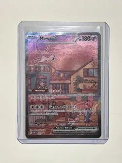 Mew ex SVP 053 Scarlet & Violet 151 Black Star UPC Promo Pokemon TCG NM - Image 1