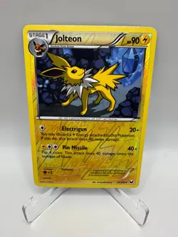 Jolteon 37/108 Dark Explorers Reverse Holo Rare 2012 Pokemon TCG Card NM-LP - Image 1