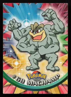 1999 Topps Pokemon TV Animation Edition Series 1 - MACHAMP - card no. 68 - Image 1