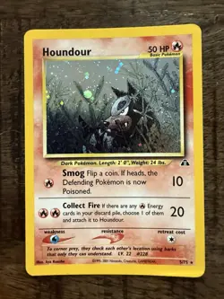 Pokemon TCG - Houndour Neo Discovery Holo - Image 1
