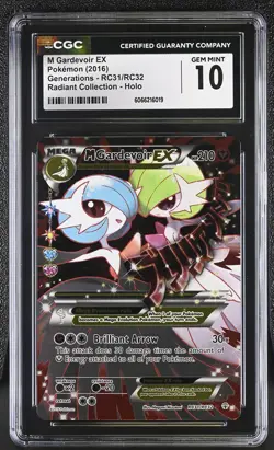 CGC 10 M Gardevoir EX Generations RC31/RC32 Radiant (Collection) Holo Pokemon - Image 1