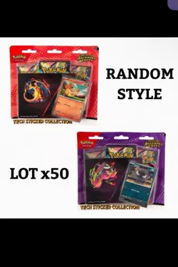 Pokemon TCG Ascended Heroes 50x Tech Sticker Collection PRESALE Ship 2/6 Sealed - Image 1