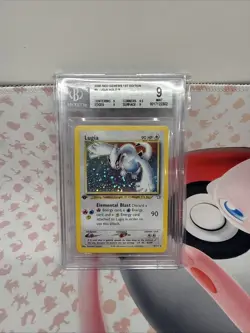 2000 Neo Genesis 1st Edition Lugia Holo Pokemon BGS 9 - Image 1