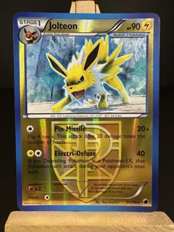 NM Pokemon Jolteon (Team Plasma) 34/116 Plasma Freeze Reverse Holo - Image 1