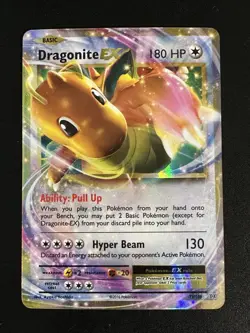 Dragonite EX 72/108 Pokemon XY Evolutions Ultra Rare Holo LP - Image 1