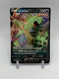 Pokemon TCG Tyranitar V Sword & Shield - Battle Styles SWSH109 Promo - Image 1