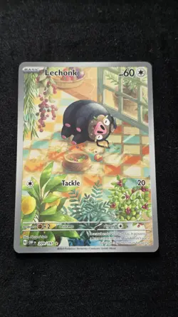Pokemon TCG Lechonk 209/197 Obsidian Flames Illustration Rare Holo Eng - Image 1