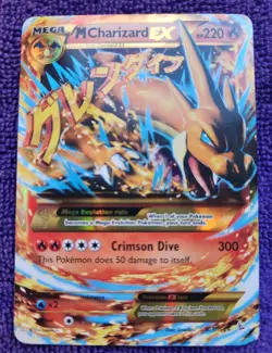 M Charizard EX 107/106 Flashfire Secret Rare Holo Pokemon - Image 1