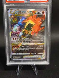 Pokemon TCG 2022 Charizard VSTAR SWSH262 Ultra-Premium Holo Promo PSA 8 - Image 2
