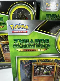 Pokemon Zygarde Complete Forme Pin Collection Box Sealed TCG - Huge Lot Of 3,New - Image 2