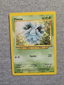 Pokemon TCG Pineco 77/105 Neo Destiny Regular - Image 1