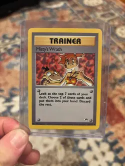 Misty's Wrath 114/132 Gym Heroes Regular Vintage Pokemon TCG - Image 1