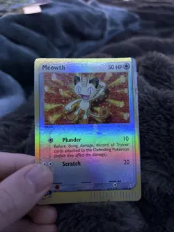 Pokemon Meowth Black Star Promos Holo 42/95 Vintage HP - Image 1