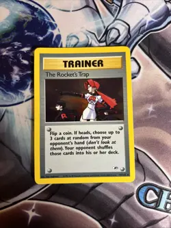 (HPL) Pokemon Gym Heroes The Rocket's Trap Holo #19/32 Pokemon TCG LP - Image 1