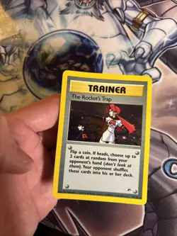 (HPL) Pokemon Gym Heroes The Rocket's Trap Holo #19/32 Pokemon TCG LP - Image 4