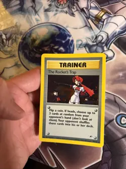 (HPL) Pokemon Gym Heroes The Rocket's Trap Holo #19/32 Pokemon TCG LP - Image 5