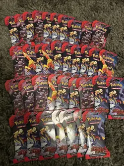 Pokemon TCG Scarlet & Violet Destined Rivals Lot Of 36 Unopened Packs - Image 1