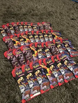 Pokemon TCG Scarlet & Violet Destined Rivals Lot Of 36 Unopened Packs - Image 5