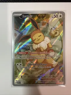 Pokemon TCG Prismatic Evolutions Eevee Black Star Promo #173 NM - Image 1
