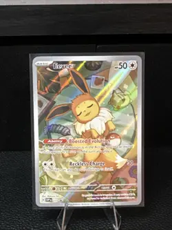 Pokemon TCG Prismatic Evolutions Eevee Black Star Promo #173 NM - Image 3