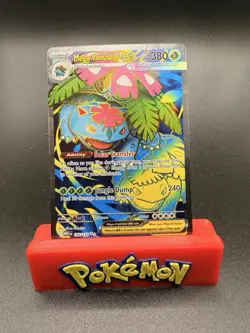 Pokemon Mega Venusaur ex 155/132 Mega Evolution Full Art 2025 Near Mint - Image 1